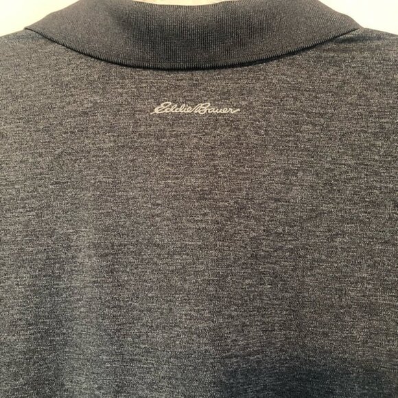 NWOT Eddie Bauer Freedry Golf Polo Shirt in Grey - Picture 5 of 11